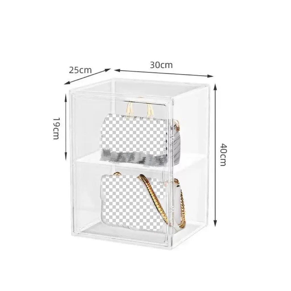 Large Wall-Mounted Display Shelf, 4-Tier Acrylic Storage Box, Space-Saving Action Figure Holder, Ideal Gift for Collectors & Fans