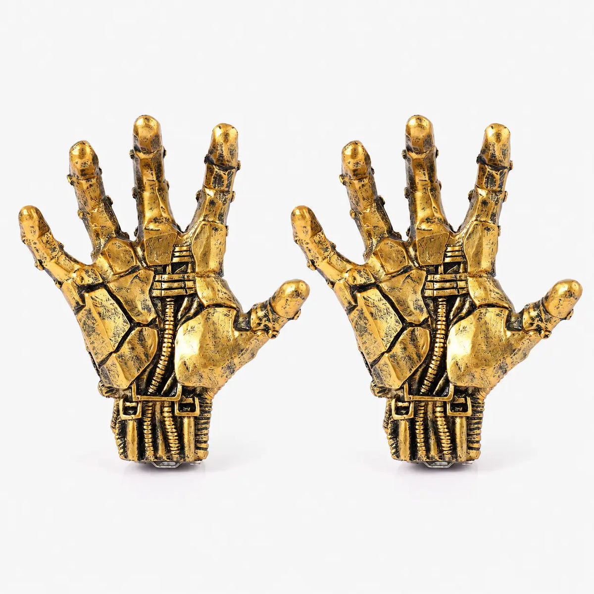 Terminator Hand Resin & Durable Metal Wall-Mount Decorative Statue - 1-Pack Home Organizer, Basketball Holder, Soccer Ball Display Rack, Aesthetic Room Decor, Unique Room Decorations, Cool Boy Gift