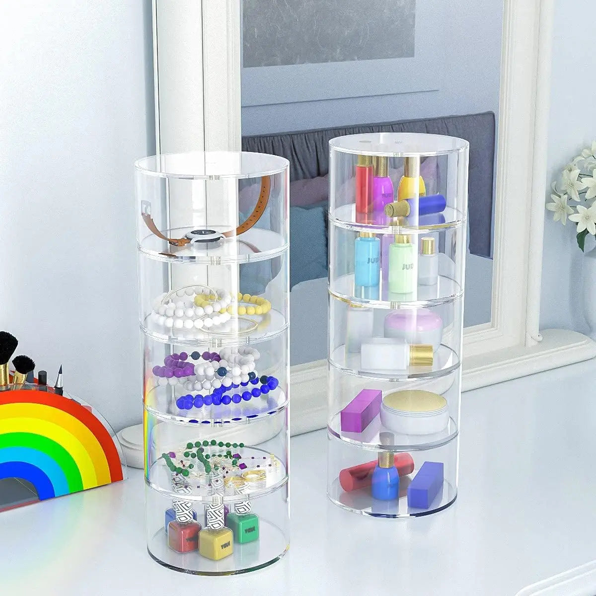 Homewinner Acrylic Display Organizer / Case / Storage Holder for Belt, Watches, Other Accessories Box Boxes Fitting