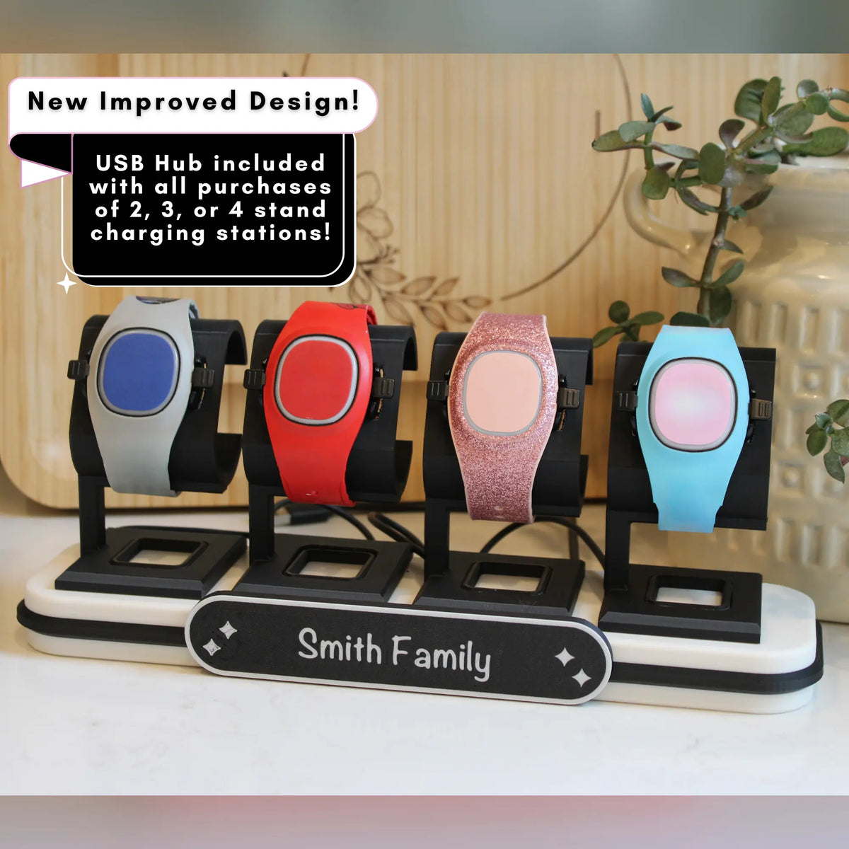 Customizable MagicBand Display Stand  | Personalized MagicBand Holder & Organizer