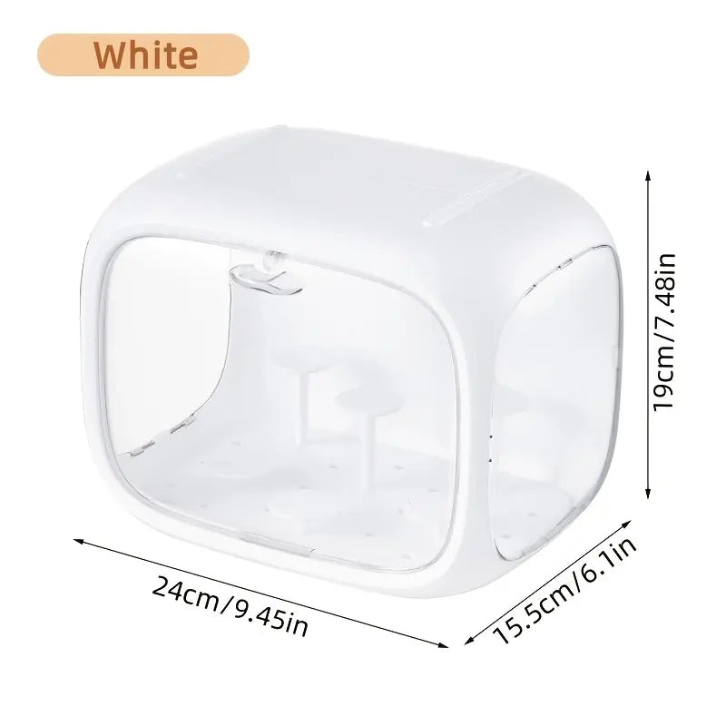 Large Wall-Mounted Display Shelf, 4-Tier Acrylic Storage Box, Space-Saving Action Figure Holder, Ideal Gift for Collectors & Fans