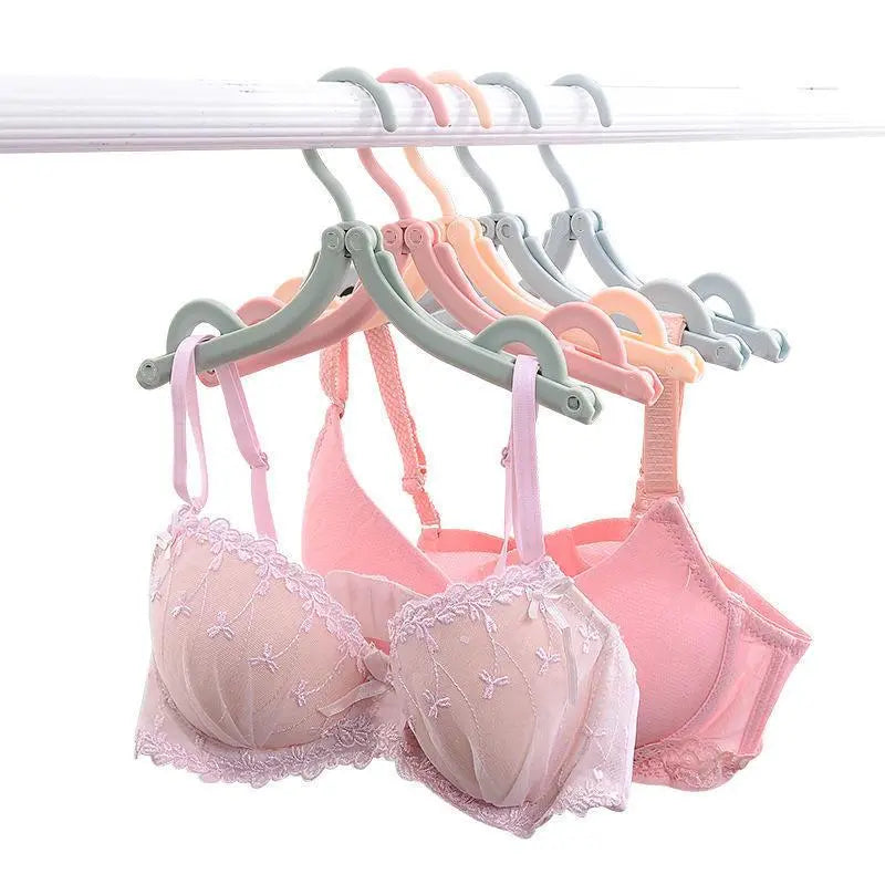 Travel Hangers - Essential for Cruise Ships, 5/10pcs Portable Folding Hangers, Plastic Hangers, Travel Accessories, Foldable Travel Clothes Drying Racks, Multifunctional Clothes Hanger (Color Random)