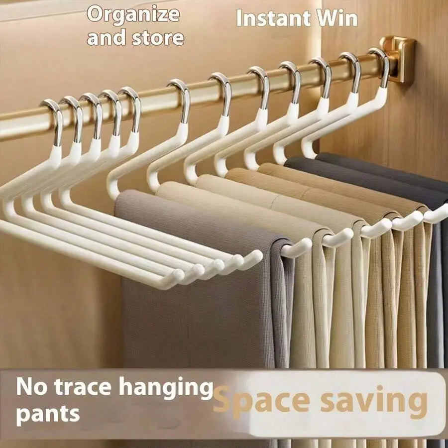 510/20 Goose-Shaped Pants Hangers, Space-Saving Closet Organizer, Non-Slip Jeans Hanger, Multifunctional Clothing Rack, Ideal Gift