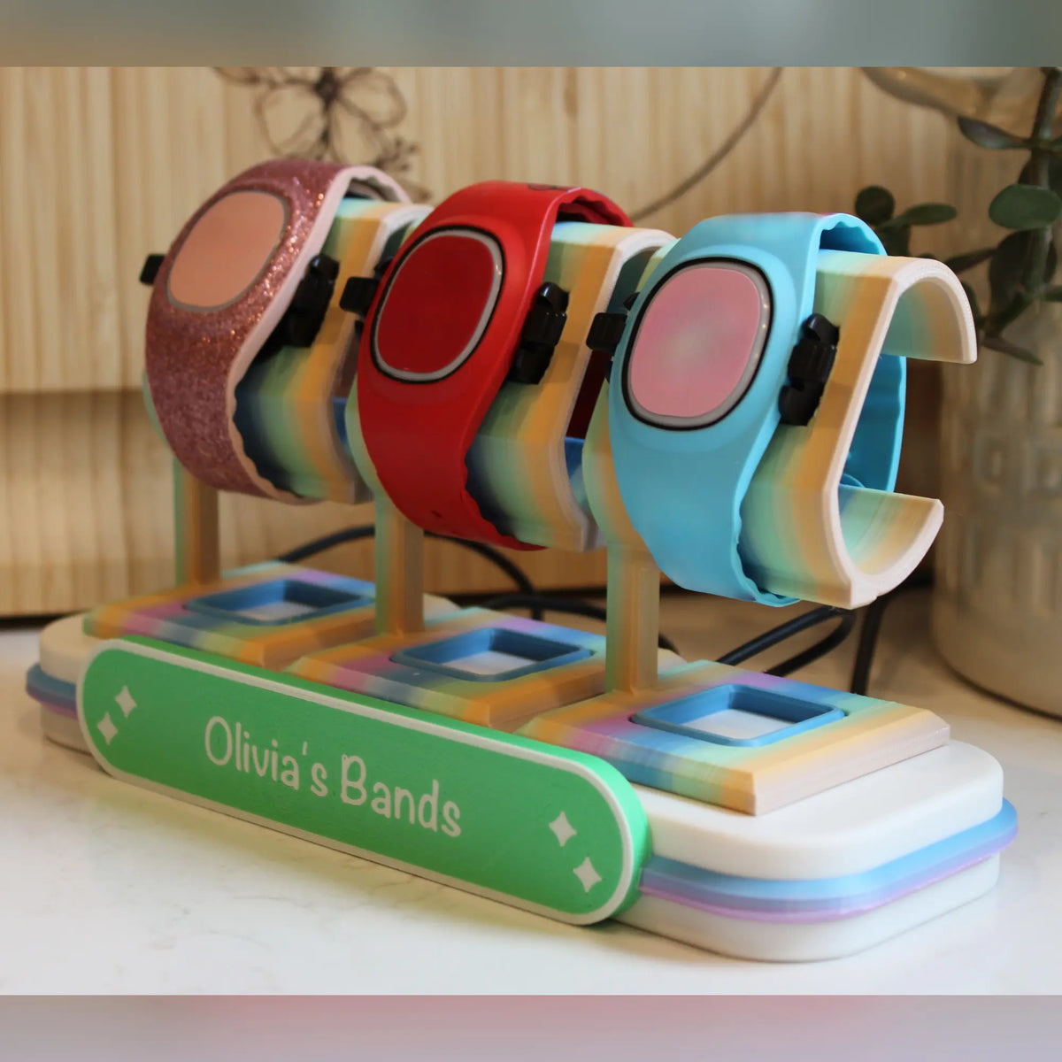 Customizable MagicBand Display Stand  | Personalized MagicBand Holder & Organizer