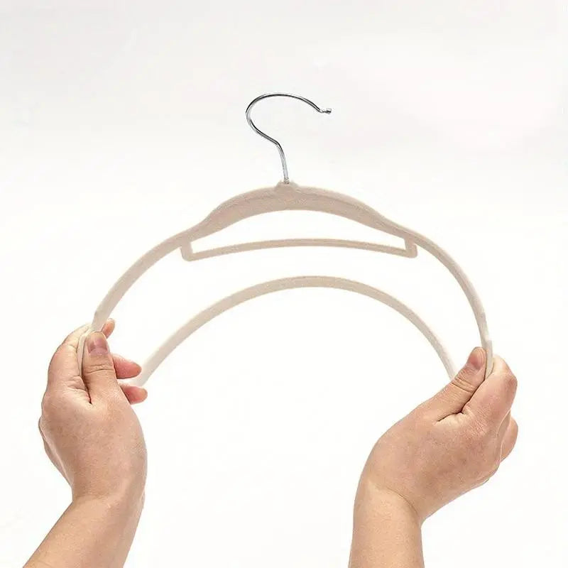 100/60/20/10 Pack Non-Slip Velvet Hangers, Closet Organizer, Rotatable Clothes Hanger, Space-Saving Plastic Clothes Hangers for Jackets, Pants, Suits, Coat Hangers for Closet, 360° Rotating Hook