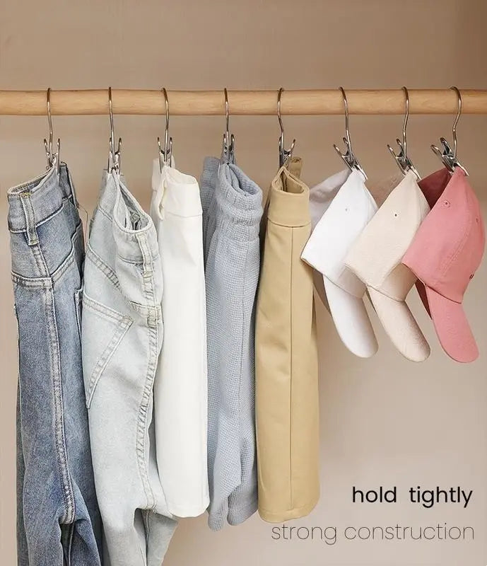 Premium Boot Hangers with Multipurpose Hanging Clips, Rust-Resistant Clothespins, Heavy-Duty Home Organiser for Garage, Study, Boots, Jumpers, Home Organization (30/60 Counts)