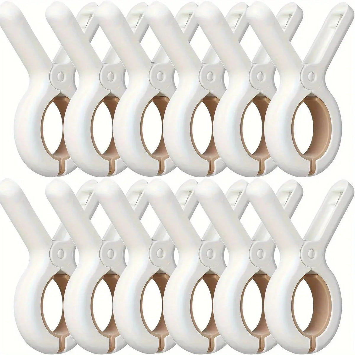 Beach Towel Clip, 6/12pcs Windproof Clothes Drying Hanging Clip, Household Clothes Peg, Clothes Drying Clip, Home Organizer for Beach, Pool, Travel, Durable Bedding Accessories