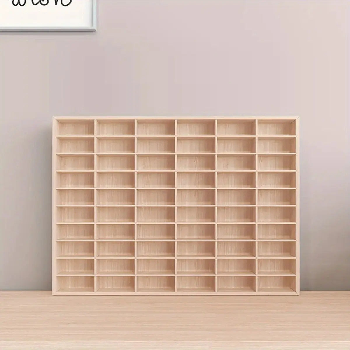 Wooden Multi-Grid Figure Storage Organiser Display Box, Boho Multi-Layer Wall Showcase Cabinet, Craftsmanship Figure Model Collection Display Shelf for Collectibles