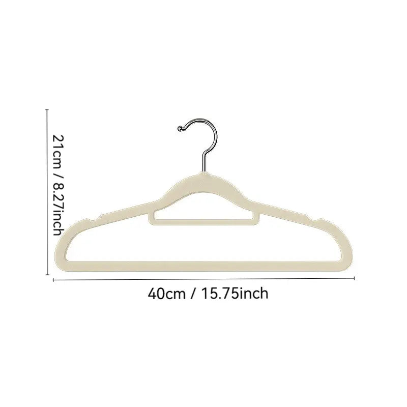 100/60/20/10 Pack Non-Slip Velvet Hangers, Closet Organizer, Rotatable Clothes Hanger, Space-Saving Plastic Clothes Hangers for Jackets, Pants, Suits, Coat Hangers for Closet, 360° Rotating Hook