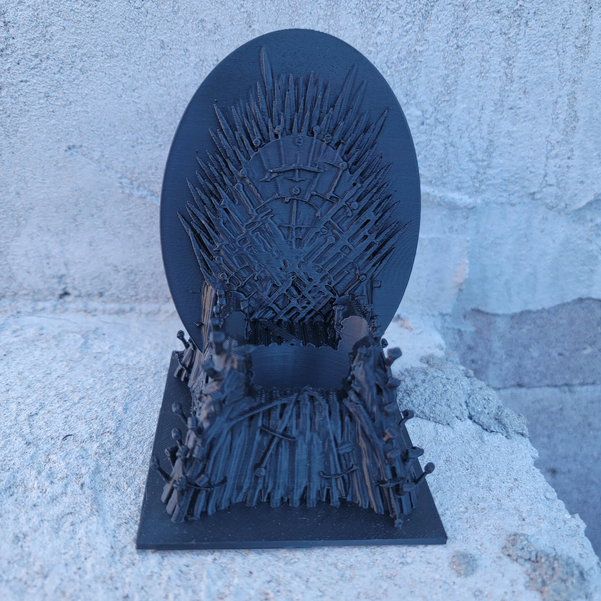 Game Of Thrones Firestick Or Roku Remote Control Holder - Black Design with Textured Surface, Ideal for Displaying Firestick Remote household storage organizer Accessory Racks wall