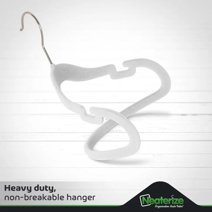 Premium Velvet Non-Slip Kids heavy duty space saving Clothing Hangers 25 Pck