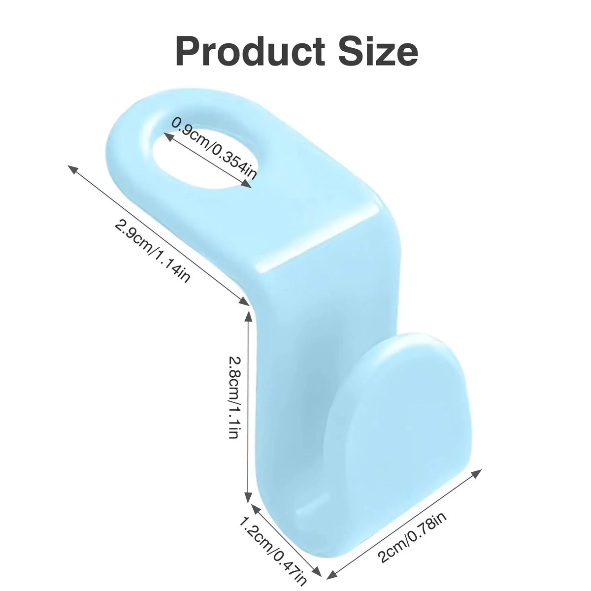 Plastic Hanger Connector Hooks, Space Saving Wardrobe Organizer, Durable Hanger Extender Clip, Smooth Edge Closet Accessory