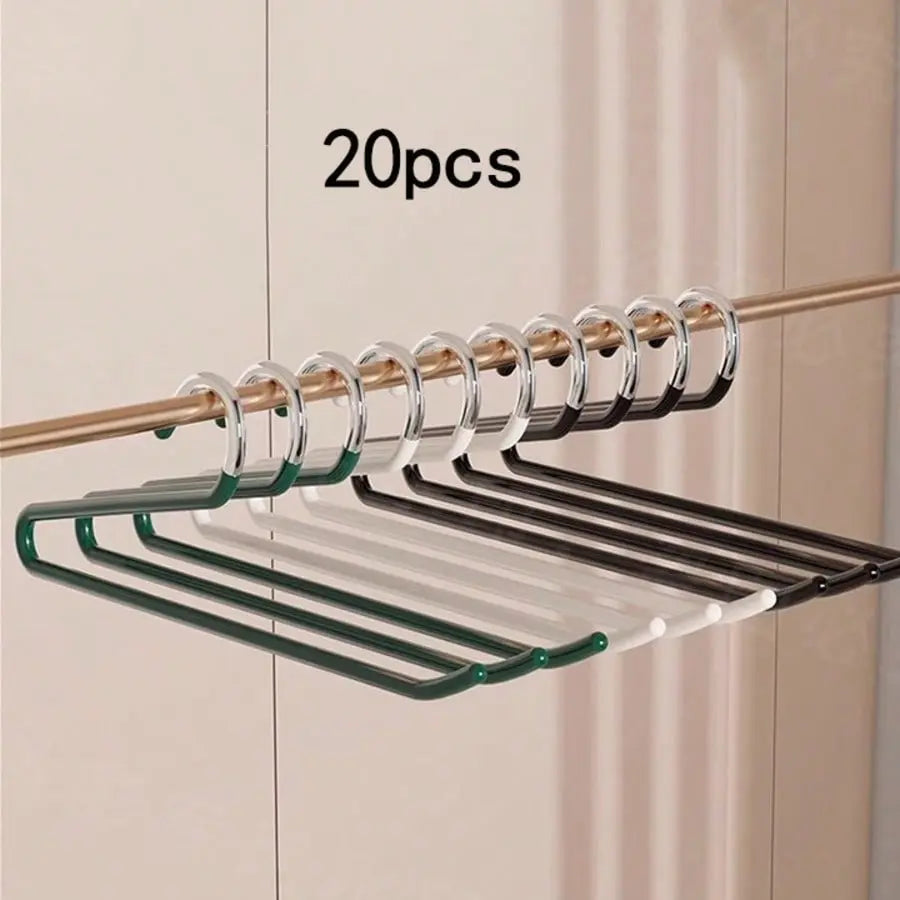 510/20 Goose-Shaped Pants Hangers, Space-Saving Closet Organizer, Non-Slip Jeans Hanger, Multifunctional Clothing Rack, Ideal Gift